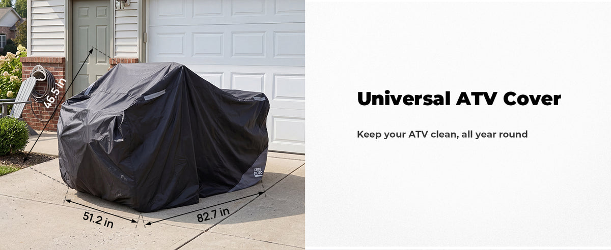 KEMIMOTO Universal ATV Cover for 4 Wheeler, Quad Cover for Polaris Sportsman, Fourtrax, Can-Am, Kawasaki, Arct — manufacturer image 1
