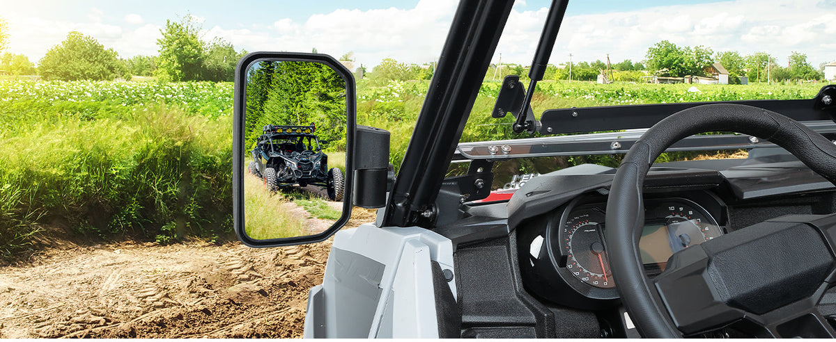 Side Mirrors with Spring Back Feature for Polaris General 1000 / XP 1000 / 4 1000 (2016–2026) — manufacturer image 2