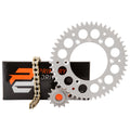 Primary Drive Aluminum Rear/Gold X-Ring Chain and Sprocket Kit #1021390048
