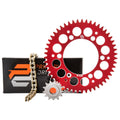 Primary Drive Aluminum Rear/Gold X-Ring Chain and Sprocket Kit #1021390203