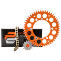 Primary Drive Aluminum Rear/Gold X-Ring Chain and Sprocket Kit #1021390302