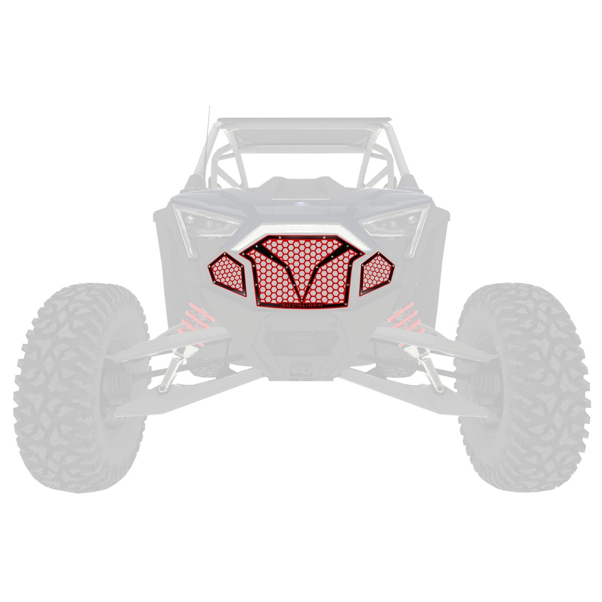 3 Piece Laser Cut Steel Grille RZR PRO R & Turbo R