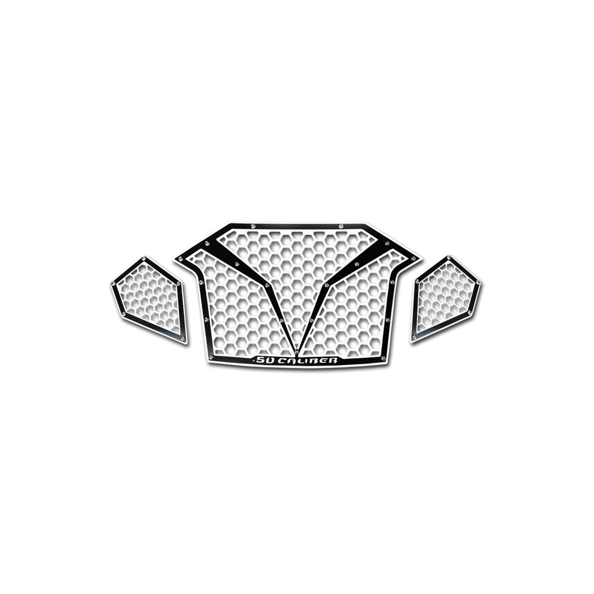 3 Piece Laser Cut Steel Grille RZR PRO R & Turbo R