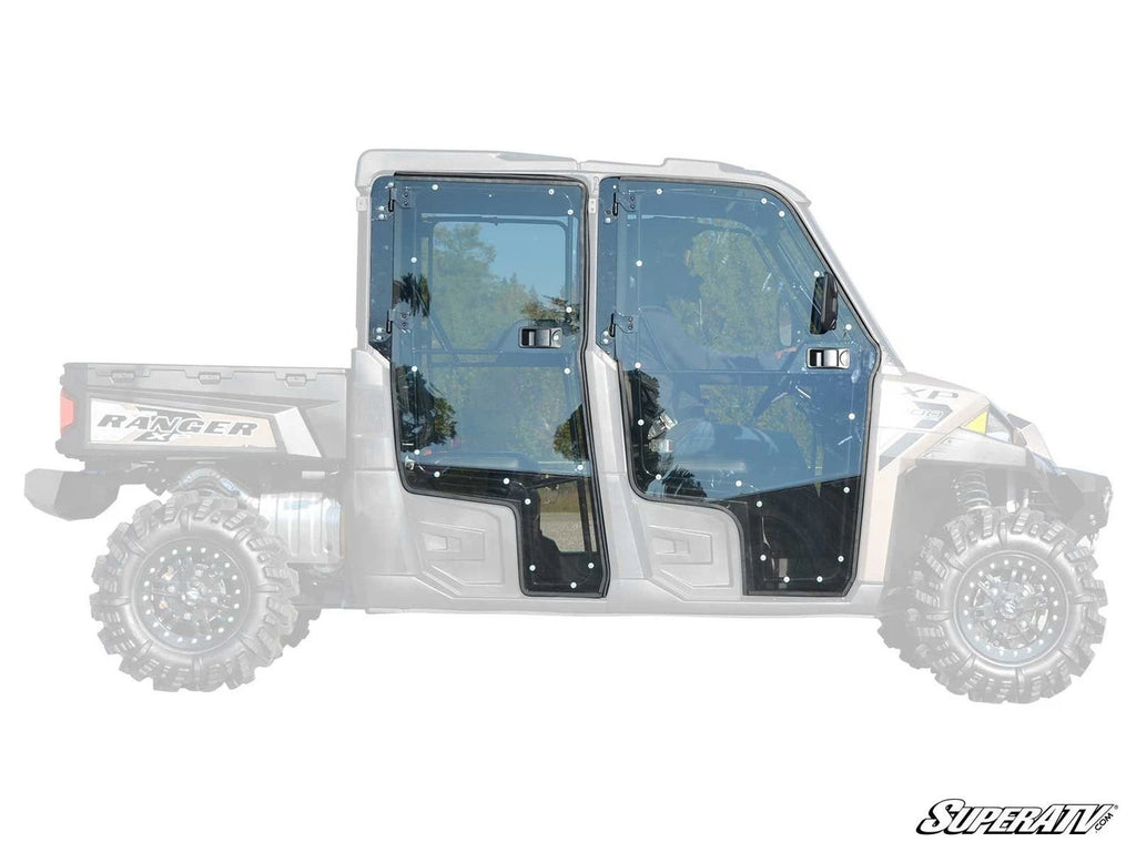 Polaris Ranger 2-door cab enclosure door opened