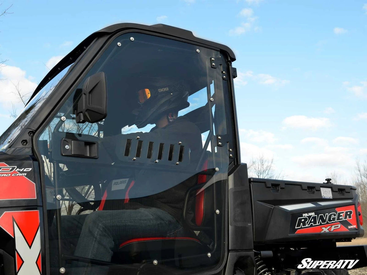 Polaris Ranger full cab door hardware and strut detail