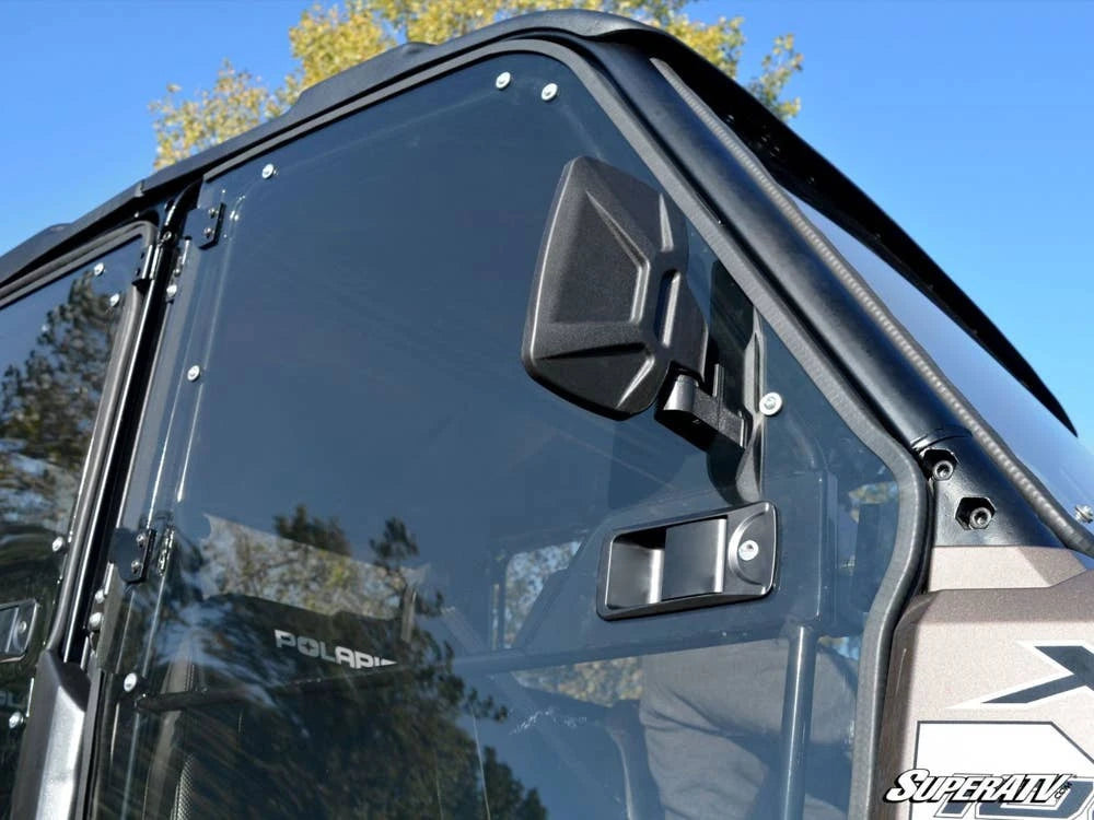 Polaris Ranger Crew cab enclosure doors opened