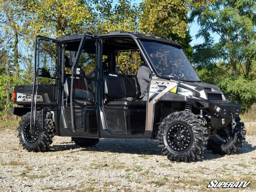 Polaris Ranger Crew full cab enclosure four-door side view