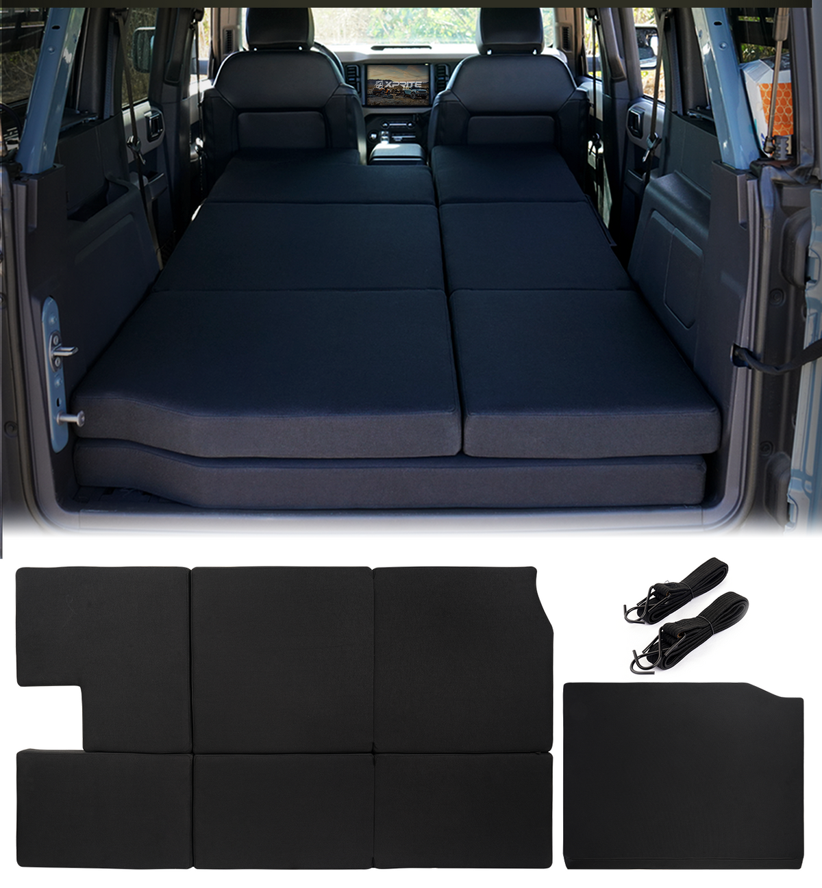 Jeep Wrangler JL Portable Sleeping Pad Sleeping Mattress in 4 Doors Jeep