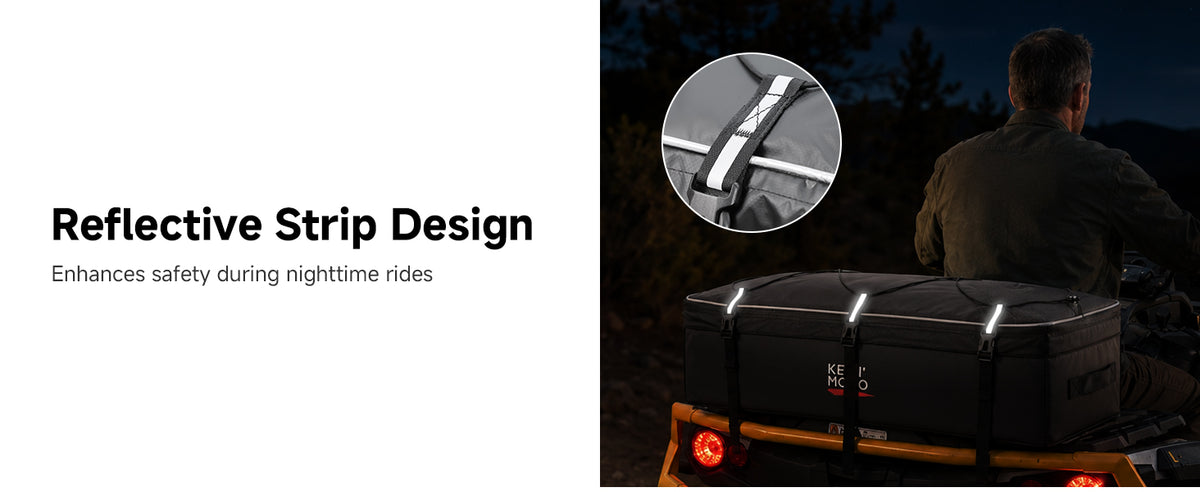 73L ATV Storage Bag with Cooler & Rain Cover, Water-Resistant Cargo Bag for Front/Rear Rack — manufacturer image 3
