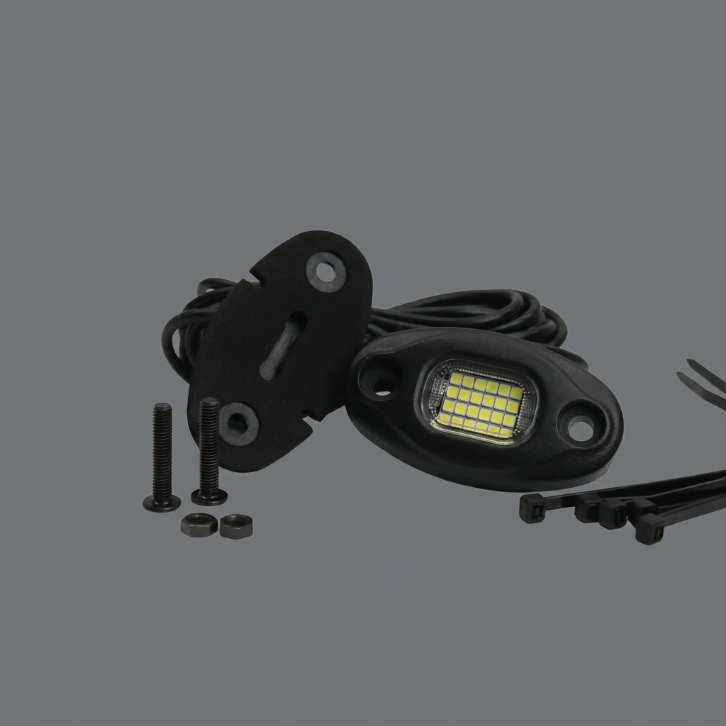 Platinum 24 LED white Rock Lights single