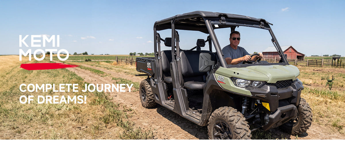 Auto-Reset UTV Side Mirrors Compatible with Can-Am Defender 2016+ — manufacturer image 1