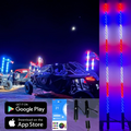2' LED Whip Elite HD Pair Magnetic Mount
