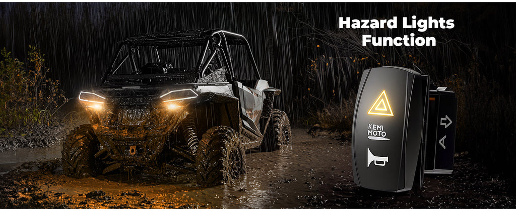 UTV Turn Signal Kit with 110D Horn for Polaris|Can-Am|Teryx-HX — manufacturer image 1