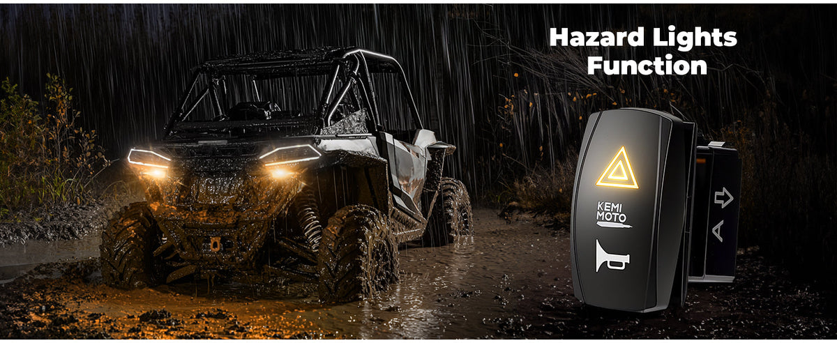 UTV Turn Signal Kit with 110D Horn for Polaris|Can-Am|Teryx-HX — manufacturer image 1