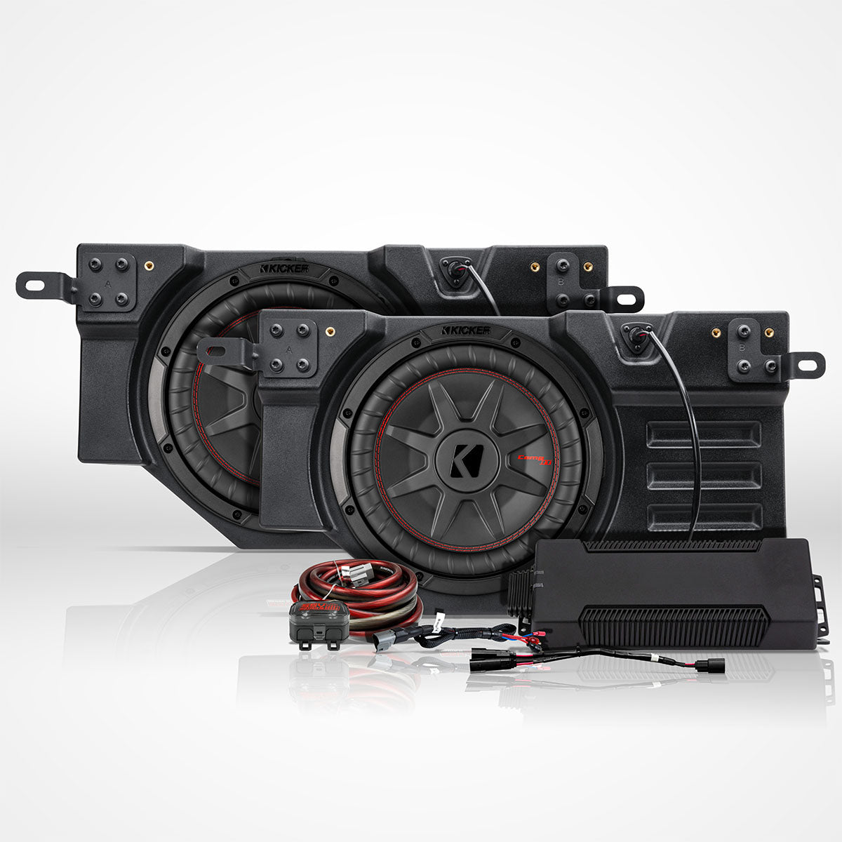 2026-2027 Can-Am® Defender HD11 Plug-&-Play Dual 10" Ported Subwoofer Add-On Kit