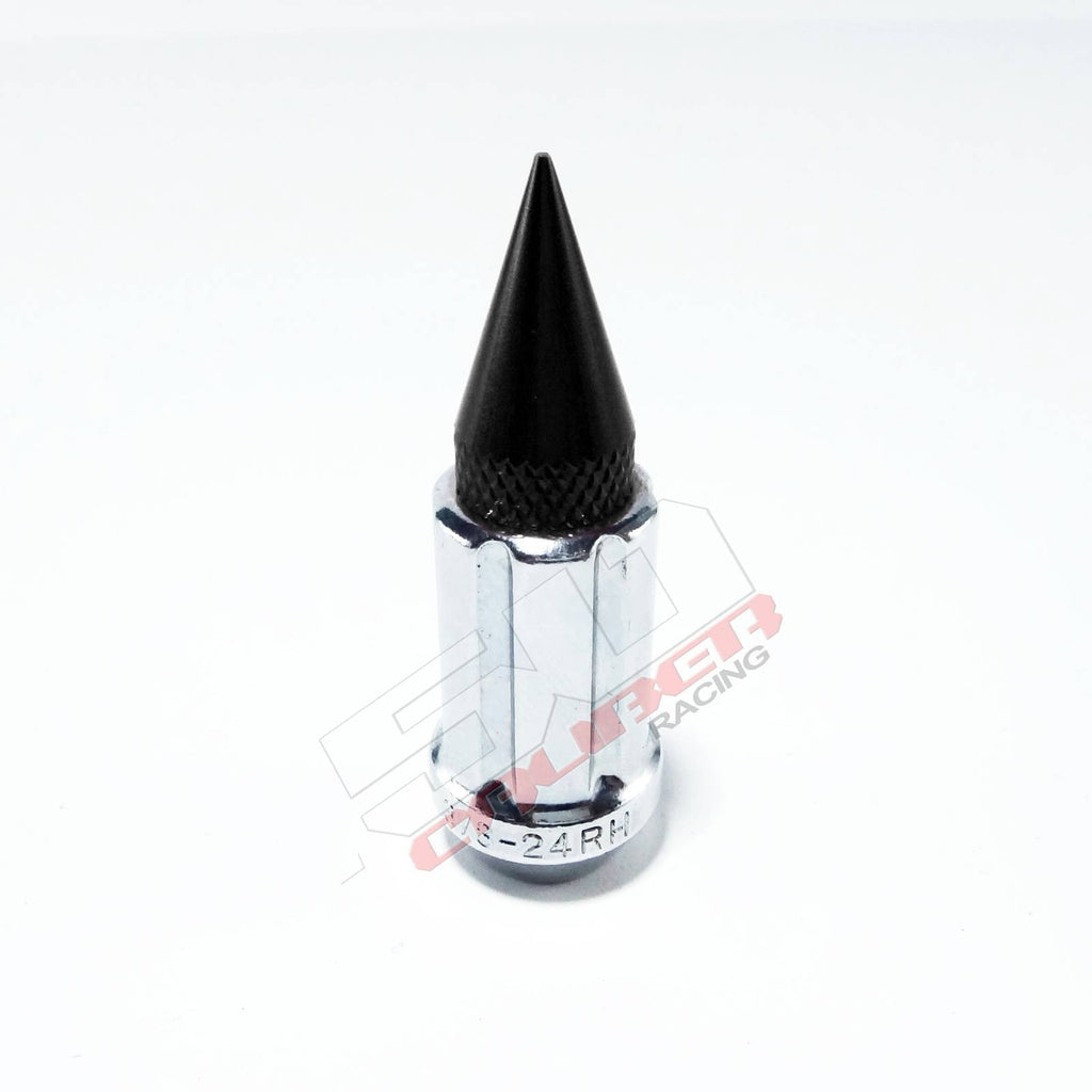 12 x 1.5 mm Chrome Spiked Lug Nuts Anodized - 16 Pack