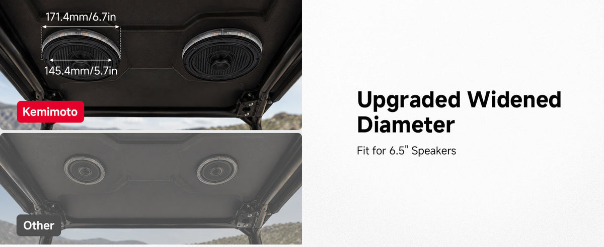 Universal 6.5" Dreamcolor LED Speaker Rings (4 Pack) — manufacturer image 2