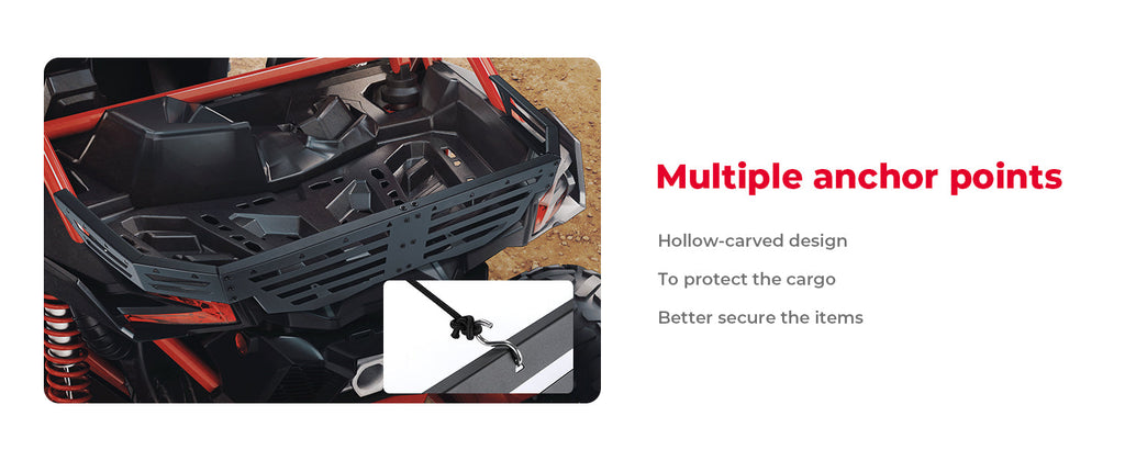 LinQ Pivoting Rack & Rear Cargo Tailgate for Maverick X3/MAX — manufacturer image 4