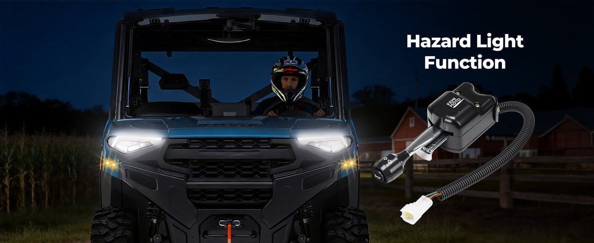 UTV/ATV Universal Turn Signal Kit with Horn & Hazard Lights — manufacturer image 2
