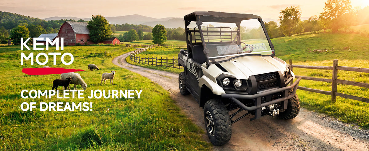 UTV Vented Front Windshield For Kawasaki Mule PRO-MX — manufacturer image 1