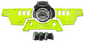 XP1000 3 piece Dash Panel Lime Squeeze with switches