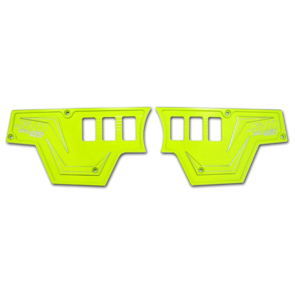 XP1000 3 piece Dash Panel Lime Squeeze with switches