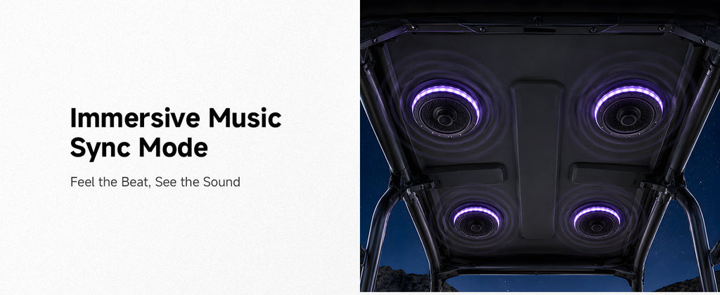 Universal 6.5" Dreamcolor LED Speaker Rings (4 Pack) — manufacturer image 3