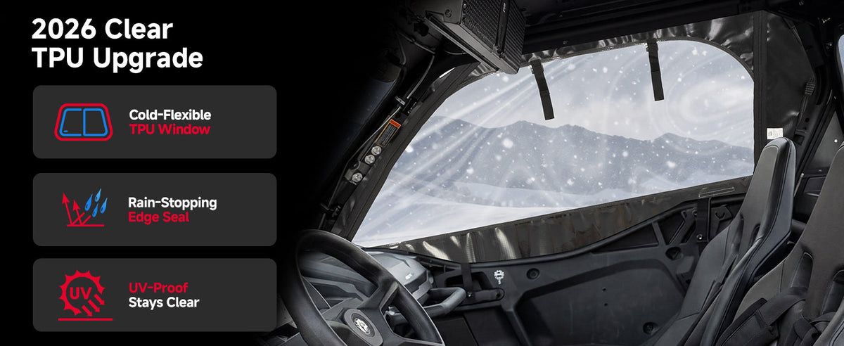Soft Cab Enclosure Doors For Can-Am Commander(2021–2026) — manufacturer image 3
