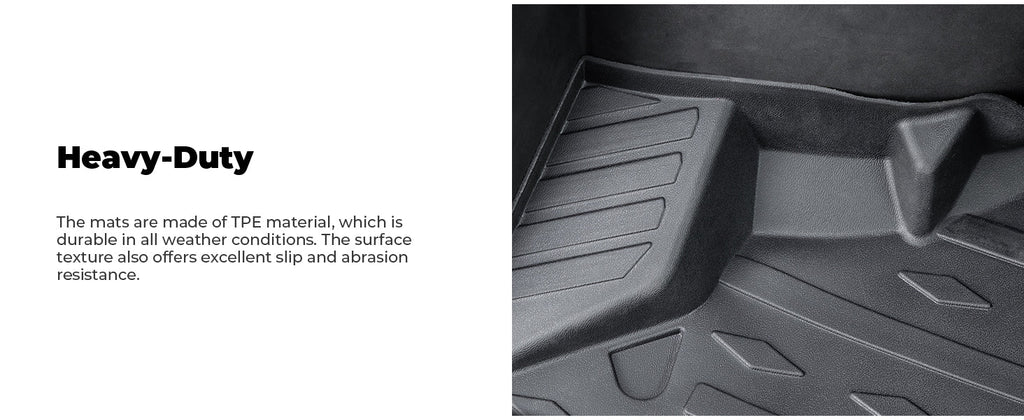 4PCS Floor Mats for Can-Am Defender MAX 2020–2025 All-Weather Rubber — manufacturer image 3