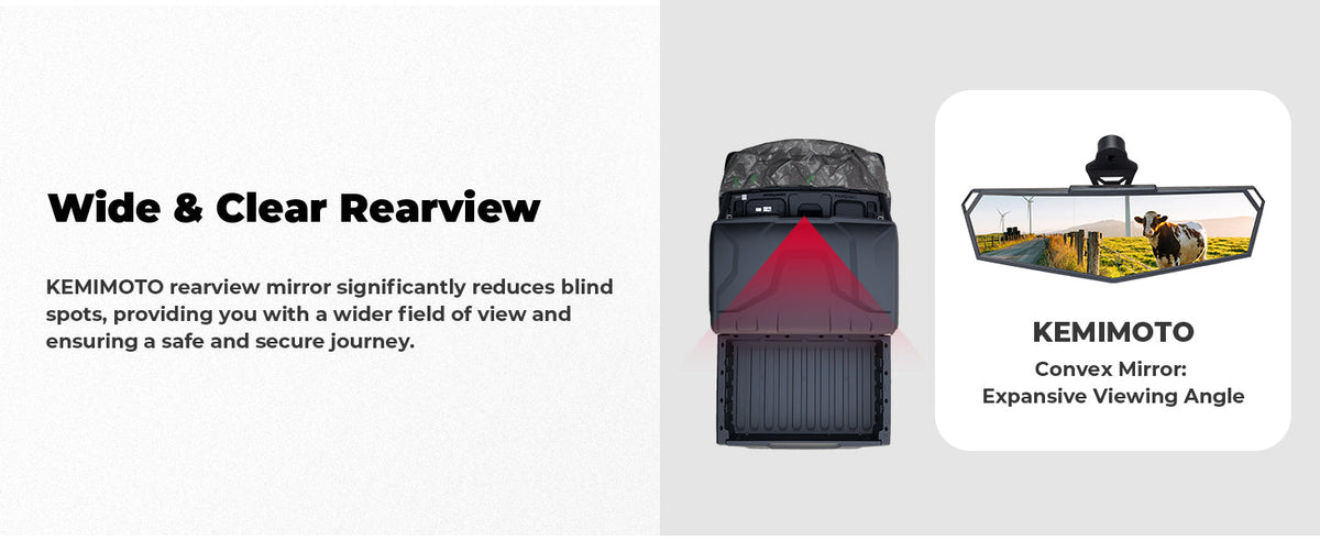 Rear View Mirror For CFMOTO UFORCE |ZFORCE|U10 — manufacturer image 3