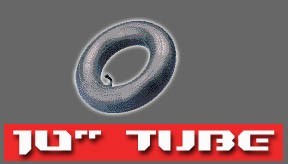 50 Caliber Racing 10-inch inner tube with straight valve stem