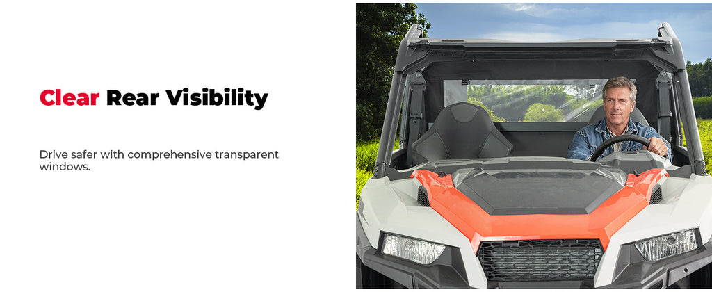 Soft Cargo Camper Bed Cover Rack for Polaris General 1000 / XP 1000 / 4 1000 (2016–2026) — manufacturer image 4