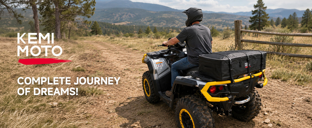 73L ATV Storage Bag with Cooler & Rain Cover, Water-Resistant Cargo Bag for Front/Rear Rack — manufacturer image 1