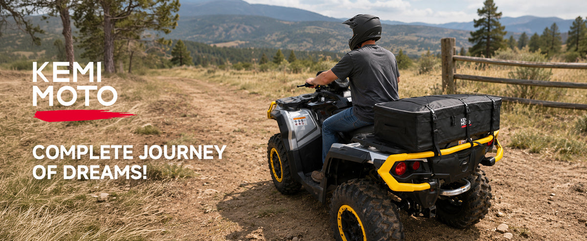 73L ATV Storage Bag with Cooler & Rain Cover, Water-Resistant Cargo Bag for Front/Rear Rack — manufacturer image 1