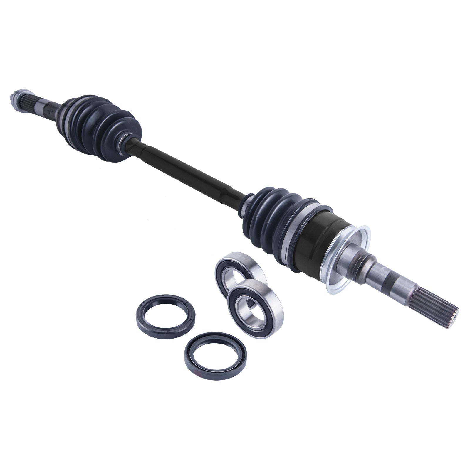 4XPRO Kawasaki Mule 2510 3010 4010 front axle, wheel bearing and seal kit, SKU 235-209F-01B.01