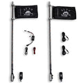 5150 Whips 3-foot 187 Platinum LED whip single WH-1873S-PL