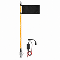 5150 Whips 2-foot Platinum Hyper Color amber LED whip WH-1202A-PL