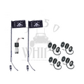 5150 Whips 3-Foot 187 Whip Pair with 4-Pod Rock Light 1.0 Kit