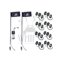 5150 Whips 4-Foot 187 Whip Pair with 8-Pod Rock Light 1.0 Kit
