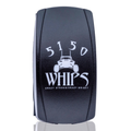 5150 Whips waterproof rocker switch with white backlight WH-2504