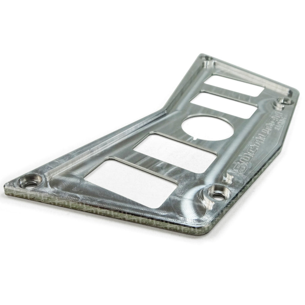 5 Switch Dash Panel Silver