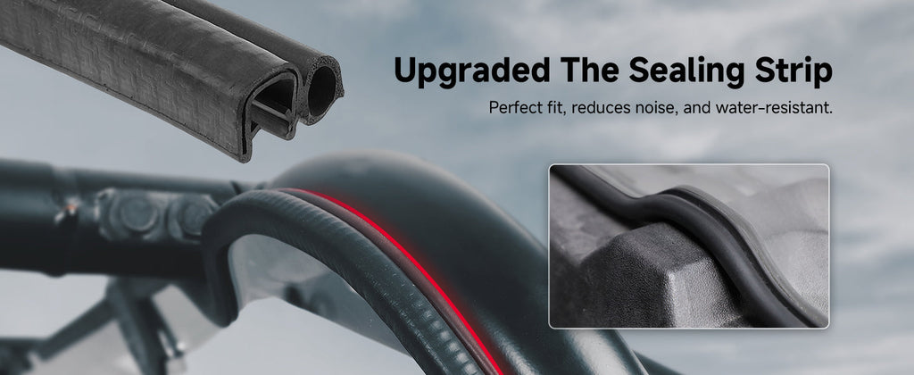 3-in-1 Flip Windshield For Can-Am Commander (2011–2020) — manufacturer image 5