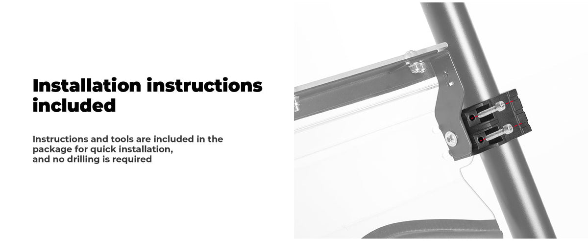 3-in-1 Flip Windshield For Kawasaki Teryx — manufacturer image 4