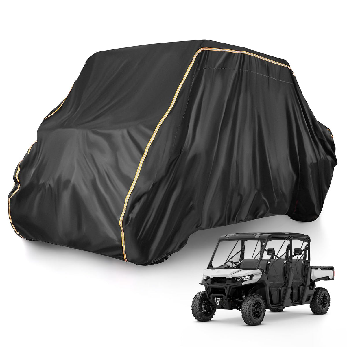 KEMIMOTO Waterproof 4-Seat 420D UTV Cover