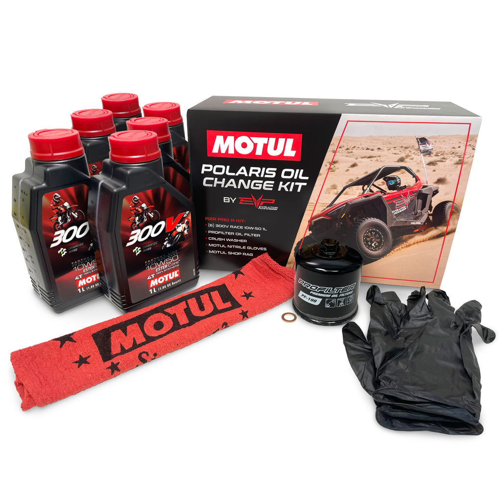 EVP Motul 300V oil change kit for Polaris RZR Pro R