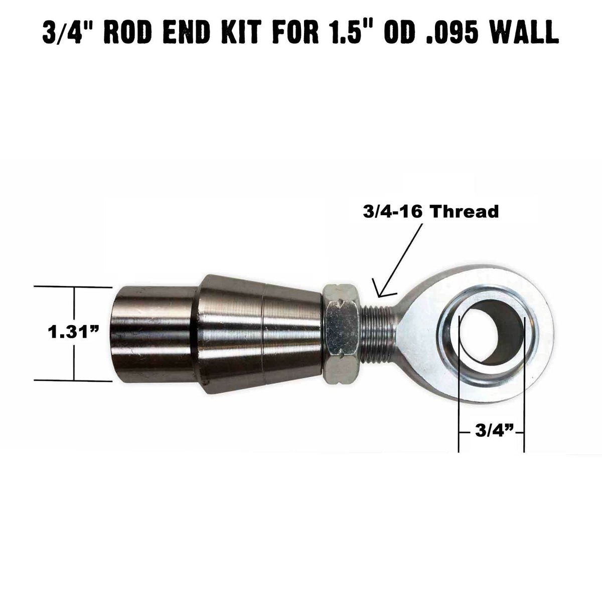 Panhard Bar Fab Kit -  3/4" Chromoly Heim - 1.5" OD Tubing