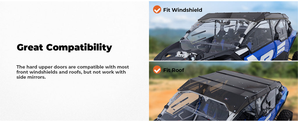 Ventilated Hard Upper Doors for Can-Am Maverick X3 MAX — manufacturer image 1