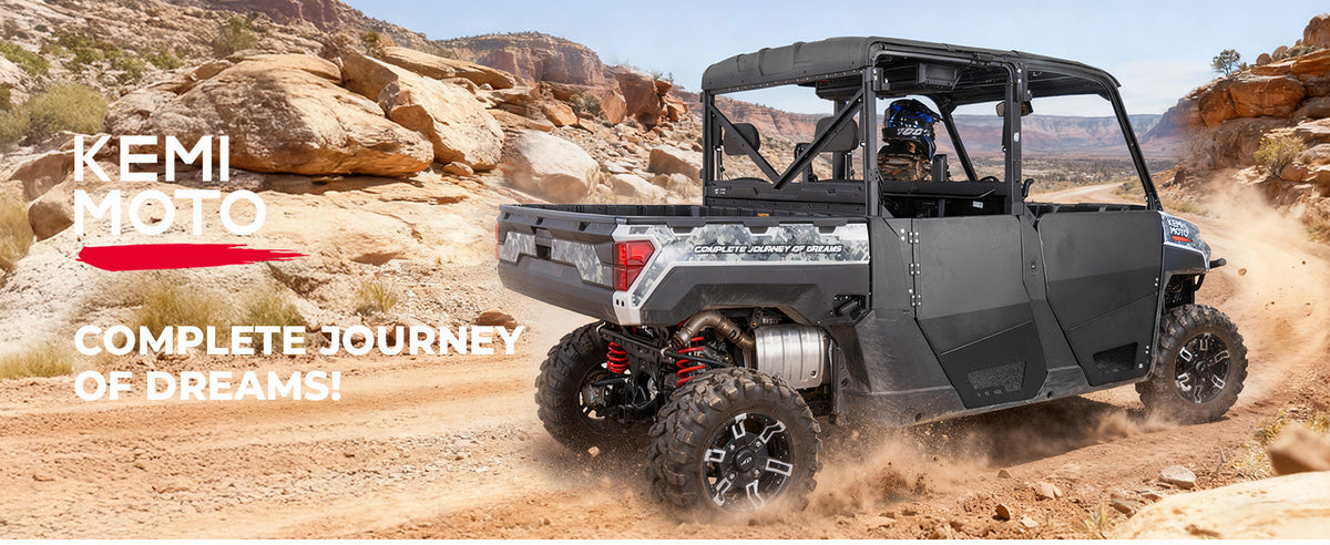 Aluminum Half Doors for Polaris Ranger Crew XP 1000 (2019-2026) — manufacturer image 1