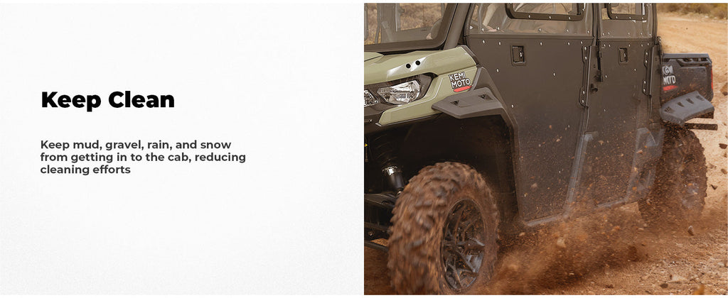 2-in-1 Door Combo for Can-Am Defender MAX & HD — manufacturer image 3