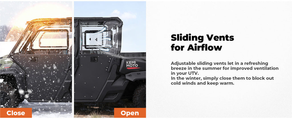 2-in-1 Door Combo for Can-Am Defender MAX & HD — manufacturer image 4